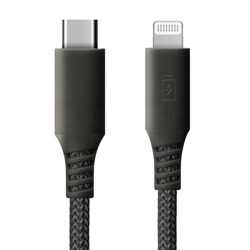 PGA PGA USB Type-C & Lightning USBケーブル PG-LCC10M05BK 1m ブラック/タフ PG-LCC10M05BK 1m ブラック/タフ