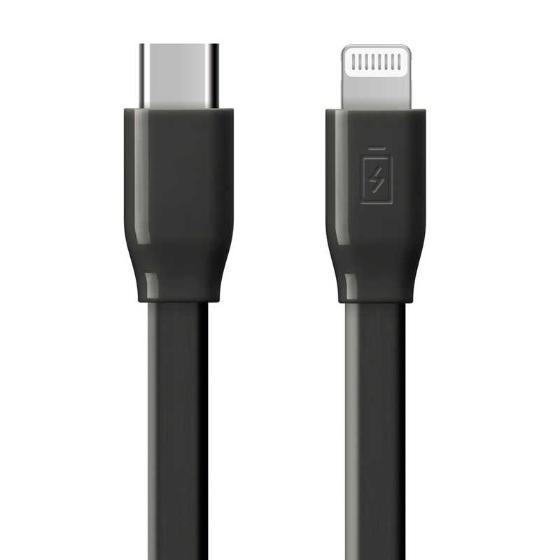 PGA PGA USB Type-C & Lightning USBケーブル ブラック/フラット PG-LCC15M03BK PG-LCC15M03BK
