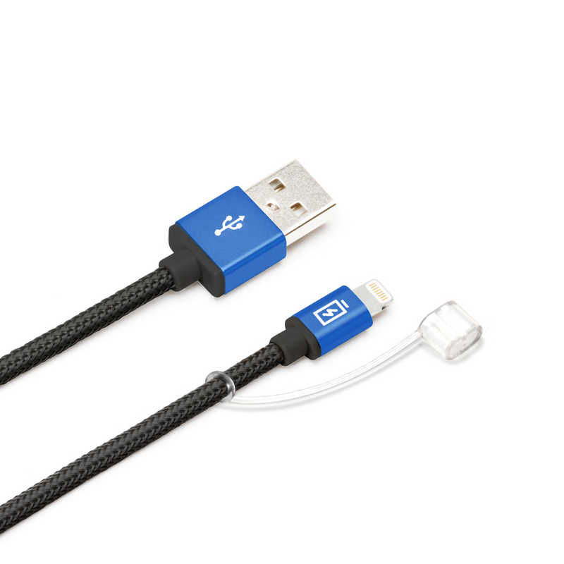 PGA PGA Lightningコネクタ用 USBタフケーブル 1.2m PG-LC12M25BL ブルｰ PG-LC12M25BL ブルｰ