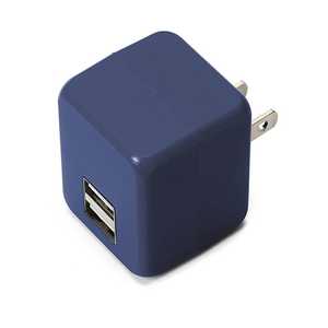 PGA スマホ用USB充電コンセントアダプタ 2.1A （2ポート）　ブルー PG-UAC21A10BL