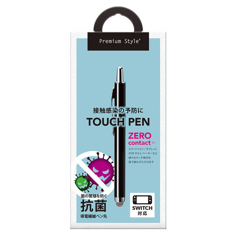 PGA PGA ノック式タッチペン ブラック Premium Style ブラック PG-TPEN21BK PG-TPEN21BK