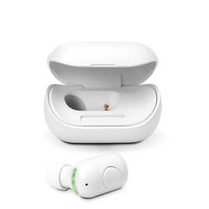 PGA Bluetooth 5.0 片耳ワイヤレスイヤホン 充電ケース付 ホワイト Premium Style ホワイト [リモコン･マイク対応 /Bluetooth] PG-BTE13BC2WH