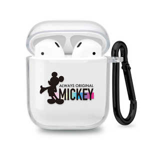 PGA AirPods充電ケース用 抗菌ソフトケース ミッキーマウス Premium Style PG-DAPSTP01MKY