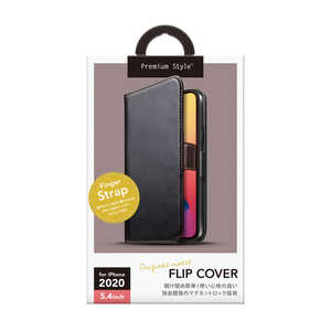 PGA iPhone 12 mini 5.4インチ対応 フリップカバー PUレザーダメージ加工 Premium Style ブラック PG-20FFP02BK PGA iPhone 12 mini 5.4インチ対応 フリップカバー PUレザーダメージ加工 Premium Style ブラック PG-20FFP02BK