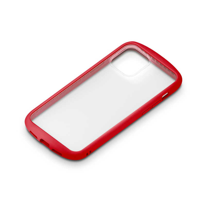 PGA PGA iPhone 12 mini 5.4インチ対応 ガラスタフケース ラウンドタイプ Premium Style レッド PG-20FGT02RD PG-20FGT02RD