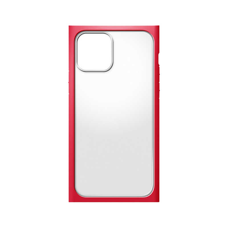 PGA PGA iPhone 12 mini 5.4インチ対応 ガラスタフケース スクエアタイプ Premium Style レッド PG-20FGT06RD PG-20FGT06RD