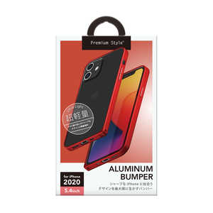 PGA iPhone 12 mini 5.4インチ対応 アルミニウムバンパー レッド PG-20FBP02RD PGA iPhone 12 mini 5.4インチ対応 アルミニウムバンパー レッド PG-20FBP02RD