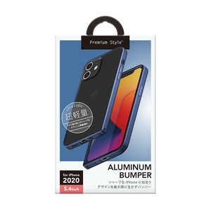 PGA iPhone 12 mini 5.4インチ対応 アルミニウムバンパー ネイビー PG-20FBP04NV PGA iPhone 12 mini 5.4インチ対応 アルミニウムバンパー ネイビー PG-20FBP04NV