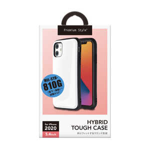 PGA iPhone 12 mini 5.4インチ対応 ハイブリッドタフケース PG-20FPT02WH ホワイト PGA iPhone 12 mini 5.4インチ対応 ハイブリッドタフケース PG-20FPT02WH ホワイト