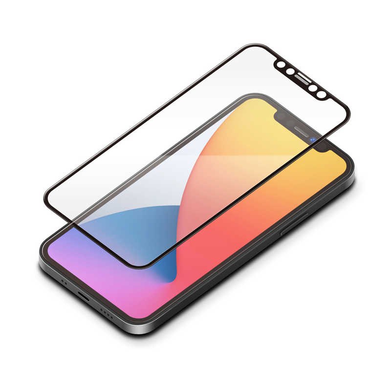 PGA PGA iPhone 12 mini 5.4インチ対応 治具付き Dragontrail液晶全面保護ガラス スーパークリア PG-20FGL01FCL スｰパｰクリア PG-20FGL01FCL スｰパｰクリア
