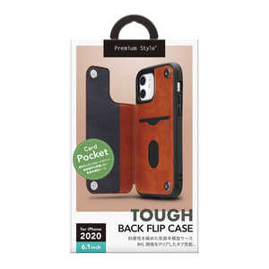 PGA iPhone 12/12 Pro 6.1インチ対応タフバックフリップケース ブラウン PG-20GPU04BR PGA iPhone 12/12 Pro 6.1インチ対応タフバックフリップケース ブラウン PG-20GPU04BR