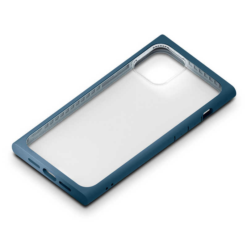 PGA PGA iPhone 12/12 Pro 6.1インチ対応ガラスタフケース スクエアタイプ ネイビー PG-20GGT08NV PG-20GGT08NV