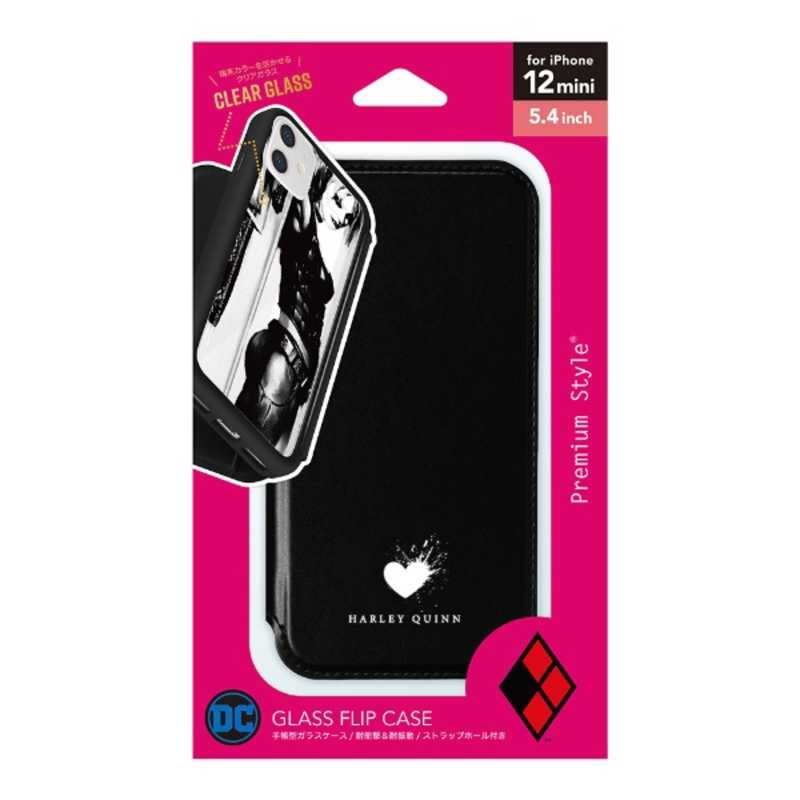 PGA PGA iPhone 12 mini用 ガラスフリップケース [ハーレイ･クイン] PG-WGF20F05HLQ PG-WGF20F05HLQ