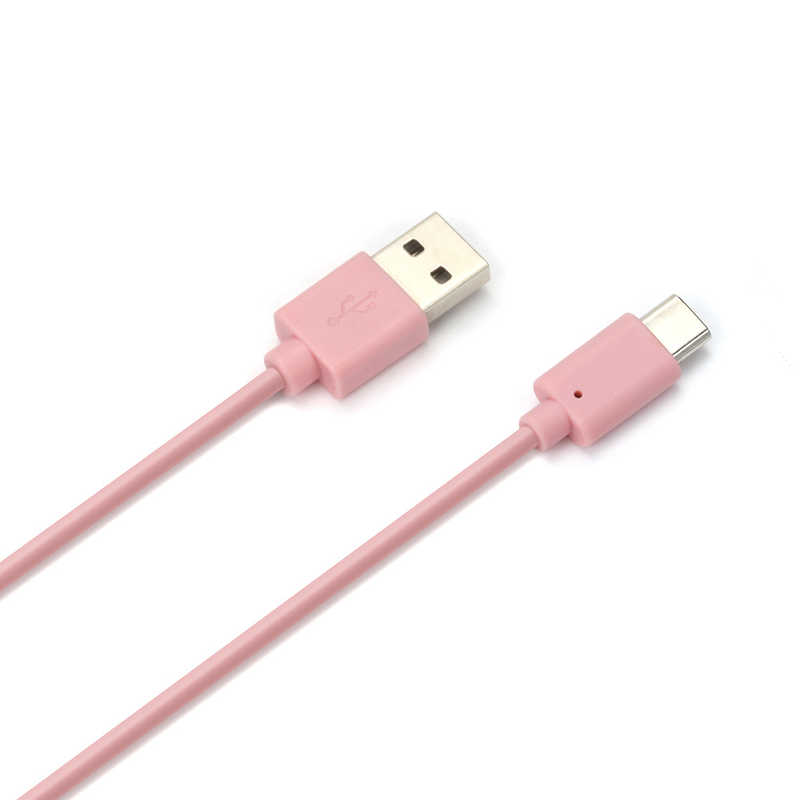 PGA PGA USB Type-C USB Type-A コネクタ USBケーブル 50cm ピンク iCharger 50cm ピンク PG-CUC05M14 PG-CUC05M14
