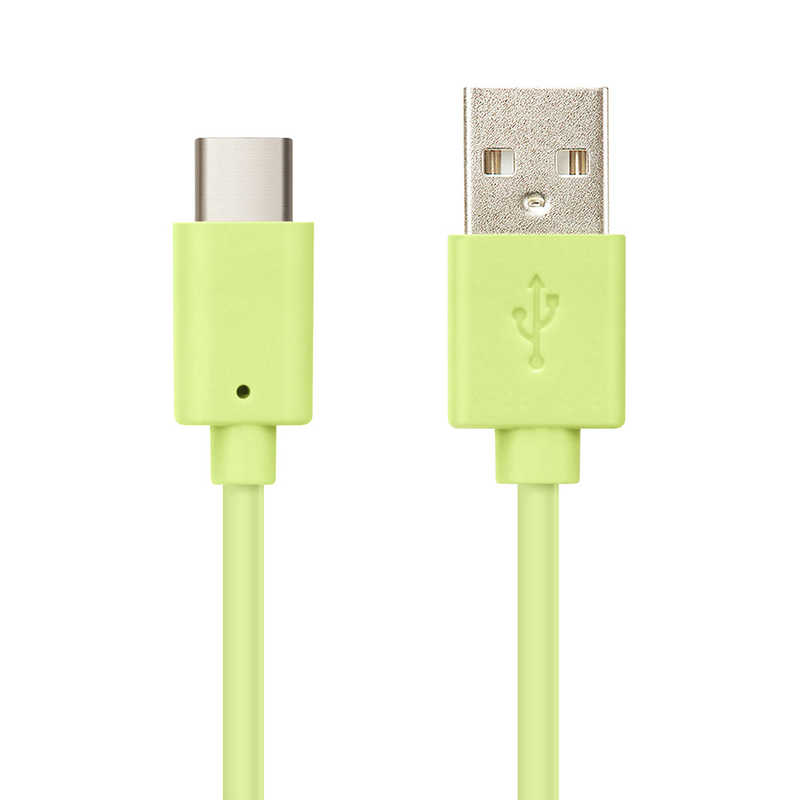 PGA PGA USB Type-C USB Type-A コネクタ USBケーブル 1.2m グリーン iCharger 1.2m グリーン PG-CUC12M15 PG-CUC12M15