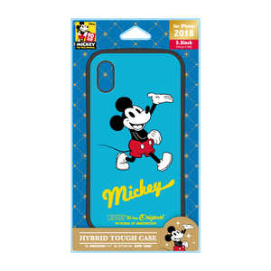 PGA iPhone 5.8インチ用 ハイブリッドタフケース ミッキーマウス ブルー PG-DCS539M9B ミッキｰマウス ブルｰ