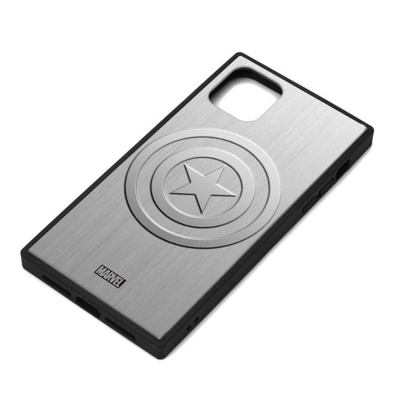 PGA PGA iPhone 11 Pro Max 6.5インチ用 ガラスハイブリッドケース キャプテン･アメリカ/シルバー PG-DGT19C15CTA PG-DGT19C15CTA