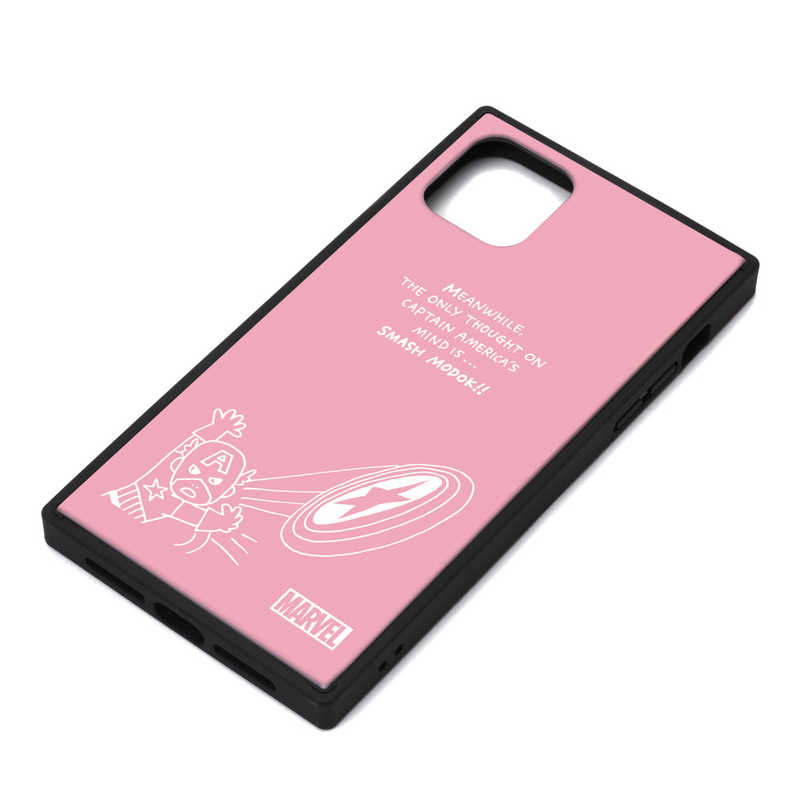 PGA PGA iPhone 11 Pro Max 6.5インチ用 ガラスハイブリッドケース キャプテン･アメリカ/ピンク PG-DGT19C16CTA キャプテン･アメリカ/ピンク PG-DGT19C16CTA キャプテン･アメリカ/ピンク