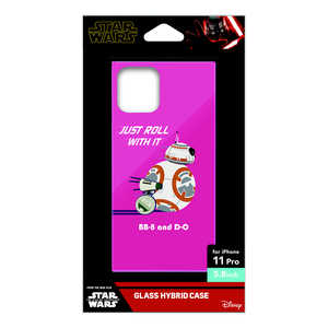 PGA iPhone 11 Pro用 ガラスハイブリッドケース PG-DGT19A33BB BB-8 PGA iPhone 11 Pro用 ガラスハイブリッドケース PG-DGT19A33BB BB-8
