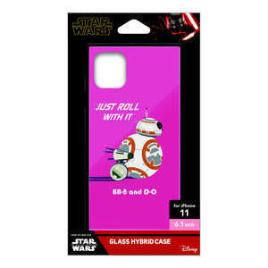 PGA iPhone 11用 ガラスハイブリッドケース PG-DGT19B33BB BB-8 PGA iPhone 11用 ガラスハイブリッドケース PG-DGT19B33BB BB-8
