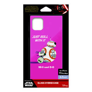 PGA iPhone 11 Pro Max用 ガラスハイブリッドケース PG-DGT19C33BB BB-8 PGA iPhone 11 Pro Max用 ガラスハイブリッドケース PG-DGT19C33BB BB-8