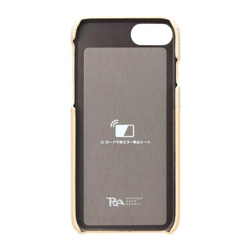 PGA PGA iPhone 7 / 6s / 6用 バックポケットケース Scallop Dot ベージュ PG-16MCA06BE PG-16MCA06BE