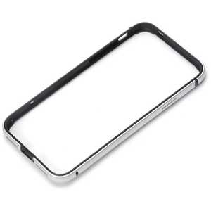 PGA iPhone X用 アルミ+TPUハイブリッドバンパー シルバー PG-17XBP05SV PGA iPhone X用 アルミ+TPUハイブリッドバンパー シルバー PG-17XBP05SV