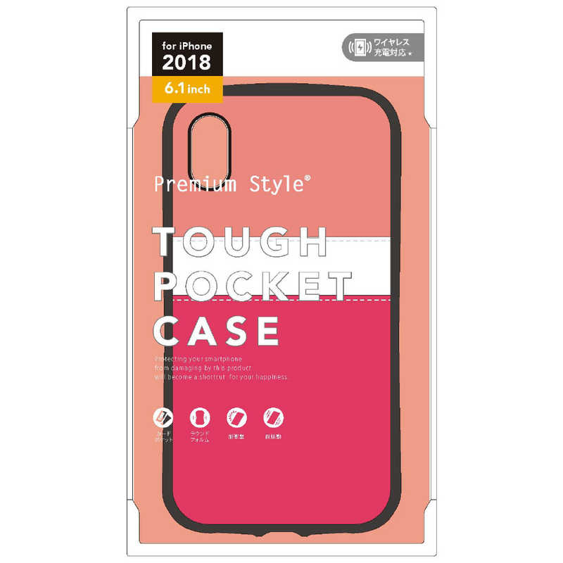 Pga Iphone Xr用 タフポケットケｰス ストロベリｰ Pg 18ypt05pk