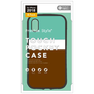 PGA iPhone XR用 タフポケットケース チョコミント PG-18YPT07GR チョコミント PGA iPhone XR用 タフポケットケース チョコミント PG-18YPT07GR チョコミント