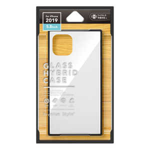 PGA iPhone 11 Pro 5.8インチ用 ガラスハイブリッドケース ホワイト PG-19AGT02WH ホワイト