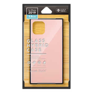 PGA iPhone 11 Pro 5.8インチ用 ガラスハイブリッドケース ピンク PG-19AGT03PK ピンク