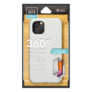 PGA iPhone 11 Pro 5.8インチ用 360度フルカバーケース シルバー PG-19AFC02SV シルバｰ