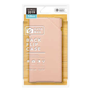 PGA iPhone 11 Pro 5.8インチ用 バックフリップケース ピンク PG-19APU02PK ピンク