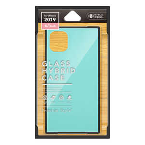 PGA iPhone 11 6.1インチ用 ガラスハイブリッドケース ブルー PG-19BGT04BL ブルー PGA iPhone 11 6.1インチ用 ガラスハイブリッドケース ブルー PG-19BGT04BL ブルー