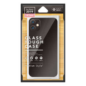 PGA iPhone 11 6.1インチ用 クリアガラスタフケース スクエア型 ホワイト PG-19BGT11WH ホワイト PGA iPhone 11 6.1インチ用 クリアガラスタフケース スクエア型 ホワイト PG-19BGT11WH ホワイト