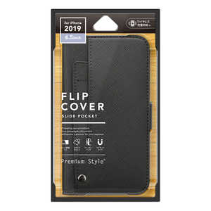 PGA iPhone 11 Pro Max 6.5インチ用 スライドポケットフリップカバー ブラック PG-19CFP10BK ブラック PGA iPhone 11 Pro Max 6.5インチ用 スライドポケットフリップカバー ブラック PG-19CFP10BK ブラック