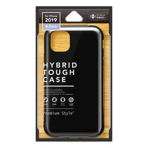 PGA iPhone 11 Pro Max 6.5インチ用 ハイブリッドタフケース ブラック PG-19CPT01BK ブラック