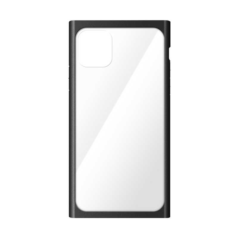 PGA PGA iPhone 11 Pro Max 6.5インチ用 クリアガラスタフケース スクエア型 ブラック PG-CGT10BK ブラック PG-CGT10BK ブラック