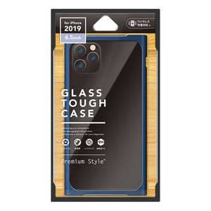 PGA iPhone 11 Pro Max 6.5インチ用 クリアガラスタフケース スクエア型 ネイビー PG-19CGT13NV ネイビー PGA iPhone 11 Pro Max 6.5インチ用 クリアガラスタフケース スクエア型 ネイビー PG-19CGT13NV ネイビー