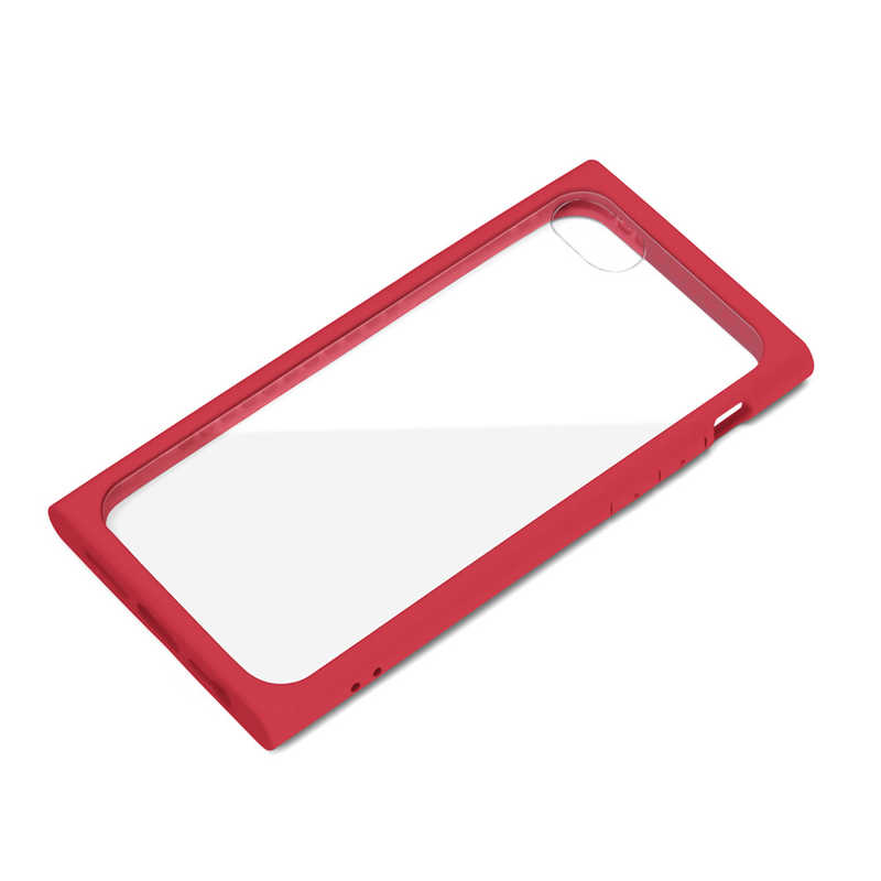 PGA PGA iPhone SE 第2世代 ガラスタフケース レッド PG-20MGT02RD PG-20MGT02RD