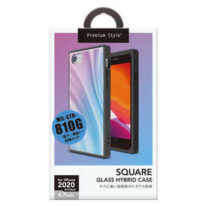 PGA iPhone SE 第3世代/第2世代/8/7専用 ガラスハイブリッドケース パープル PG-20MGT13PP PGA iPhone SE 第3世代/第2世代/8/7専用 ガラスハイブリッドケース パープル PG-20MGT13PP