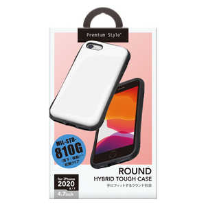 PGA iPhone SE 第2世代 ハイブリッドタフケース ホワイト PG-20MPT02WH