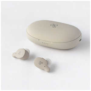 AG フルワイヤレスイヤホン クリーム [リモコン･マイク対応 /ワイヤレス(左右分離) /Bluetooth] AG-TWS02RCR