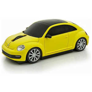 FACE ワイヤレスマウス[2.4GHz･USB] VW The Beetle ザビｰトル FACE657120 イエロｰ