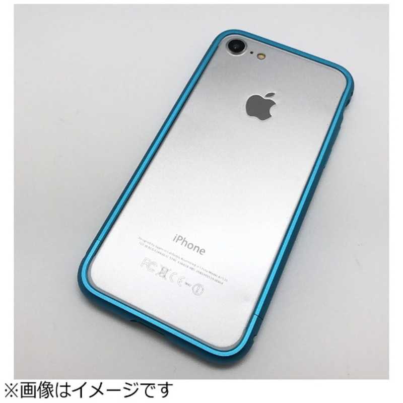 アピロス アピロス iPhone 7用　METAL BUMPER　ブルー　PI01MBLB PI01MBLB PI01MBLB