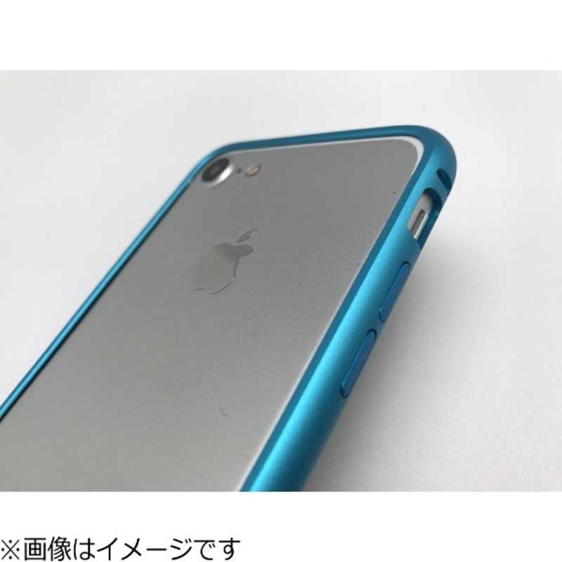 アピロス アピロス iPhone 7用　METAL BUMPER　ブルー　PI01MBLB PI01MBLB PI01MBLB