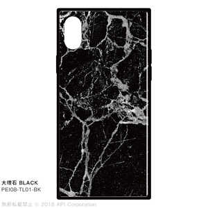アピロス EYLE TILE 大理石 BLACK for iPhone X　BLACK PEI08TL01BK