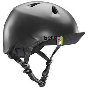 BERN 子供用ヘルメット NINO ALL SEASON (Matte Black/ S-Mサイズ:51.5～54.5cm) BE-VJBMBKV-12 BE-VJBMBKV-12 (Matte Black/ S-Mサイズ:51.5~54.5cm)