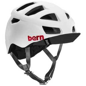 BERN 自転車用 サイクルヘルメット ALLSTON(Lサイズ/Satin White) BM26Z18SWT_04_18