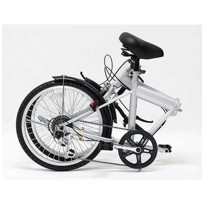 新品】ACTIVEPLUS ノーパンク折りたたみ自転車 シルバー 20インチ